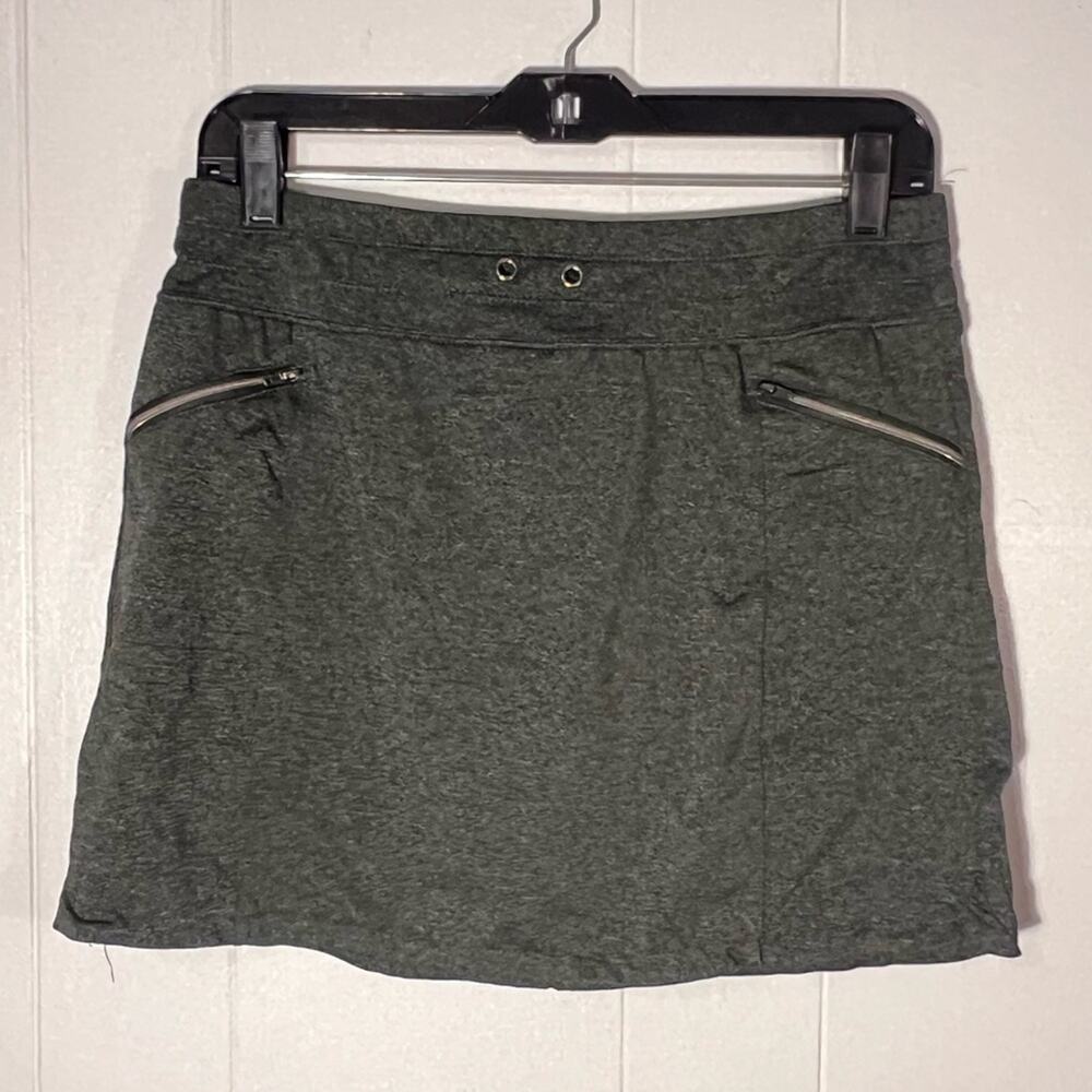 Tangerine green grey heathered skirt skort shorts size S athletic tennis